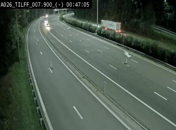 Webcam autoroute A26/E25 à Esneux, en Belgique en direction Luxembourg - BK 7.9