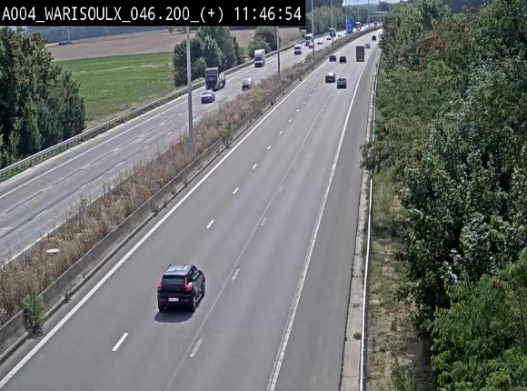 Webcam autoroute Belgique - Warissoulx - E411 - BK 46.2