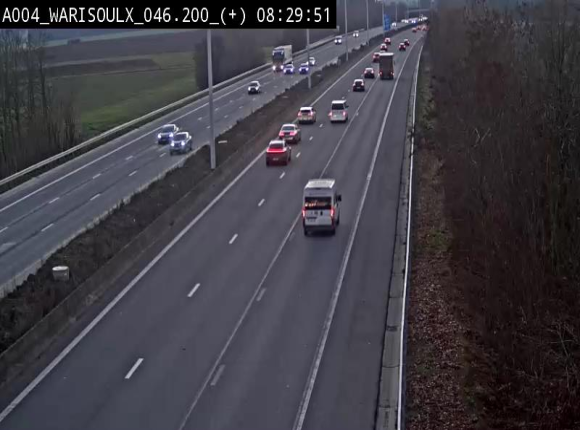 Webcam autoroute Belgique - Warissoulx - E411 - BK 46.2