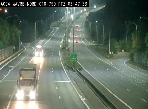 Webcam traffic E411(A4) - BK 18.7 - Bierges (Wavre Nord)