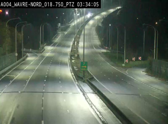 Webcam traffic E411(A4) - BK 18.7 - Bierges (Wavre Nord)