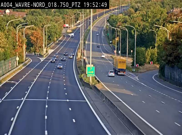 Webcam traffic E411(A4) - BK 18.7 - Bierges (Wavre Nord)