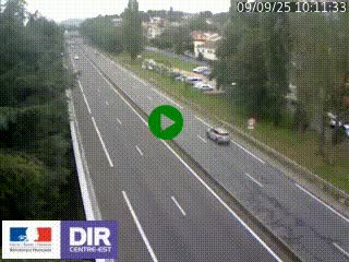 Webcam routière à Le Chambon-Feugerolles sur la RN88 entre Firminy et Saint-Etienne
