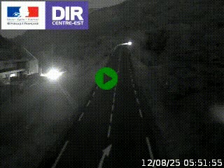 Web cam sur la N90 à Aime, en provenance de Bourg-Saint-Maurice et en direction d'Albertville