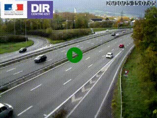 Caméra routière à hauteur de la sortie 15 Chambéry-centre au PK 4,103 en direction d'Albertville