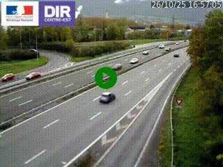 Caméra routière à hauteur de la sortie 15 Chambéry-centre au PK 4,103 en direction d'Albertville