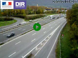Caméra routière à hauteur de la sortie 15 Chambéry-centre au PK 4,103 en direction d'Albertville
