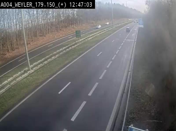 Webcam juste après la sortie 31 Arlon qui permet de rejoindre l'E411 depuis la N82