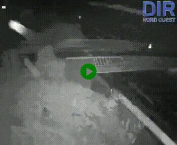 Webcam sur A84 à hauteur de Pont-Farcy, au niveau du pont autoroutier sur la Vire, au sud de Saint-Lô