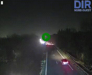 Webcam sur le périphérique de Caen (N814) à l'est de la ville, à Mondeville hauteur de la sortie 2, Presqu'île-Rives de l'Orne, au bout de l'autoroute A13