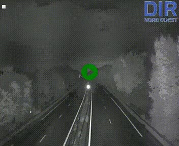 Webcam sur le périphérique de Caen (N814) à l'est de la ville, à Mondeville hauteur de la sortie 2, Presqu'île-Rives de l'Orne, au bout de l'autoroute A13