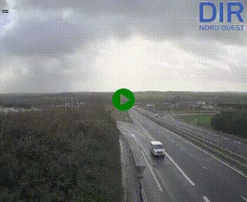 Webcam au début de l'A84 sur le périphérique Ouest de Caen (N814) à hauteur de la sortie 9, Porte de Bretagne