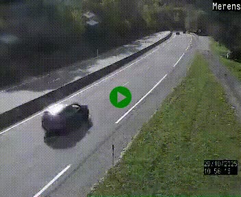 Webcam dans les Pyrénées à hauteur de Mérens-les-Vals sur N320, en direction de Pas de la Casa (Andorre)