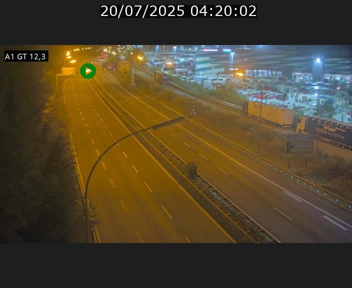 Traffic live webcam Luxembourg Senningerberg - A1 direction Allemagne - BK 12.3