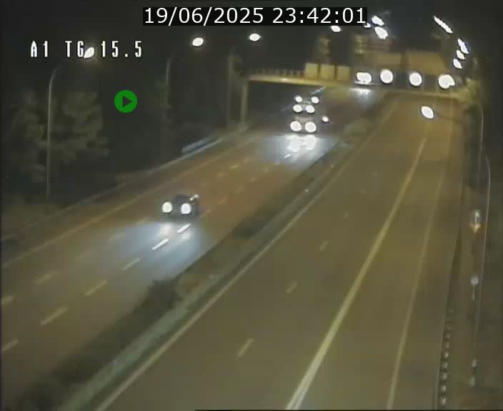 Traffic live webcam Luxembourg Munsbach - A1 direction Luxembourg - BK 15.5