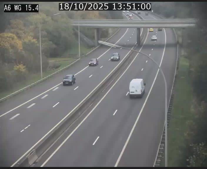 Traffic live webcam Luxembourg Capellen - A6 - BK 15.4 - direction Luxembourg/France/Allemagne