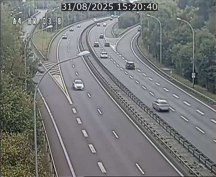 Webcam traffic A4 Luxembourg - BK 3.8 - Leudelange (direction Esch sur Alzette)