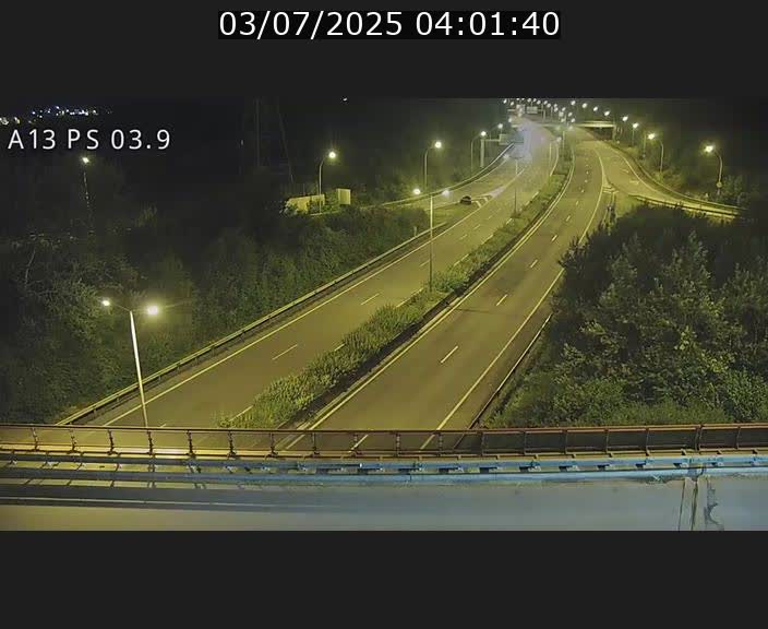Traffic live webcam Luxembourg Ehlerange - A13 direction Esch-sur-Alzette - BK 6.8
