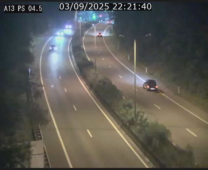 Traffic live webcam Luxembourg Differdange - A13 direction Esch-sur-Alzette - BK 4.5
