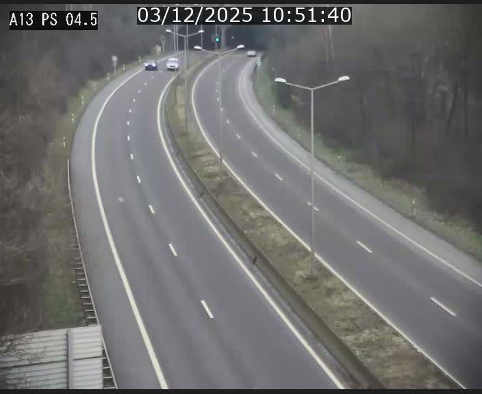 Traffic live webcam Luxembourg Differdange - A13 direction Esch-sur-Alzette - BK 4.5