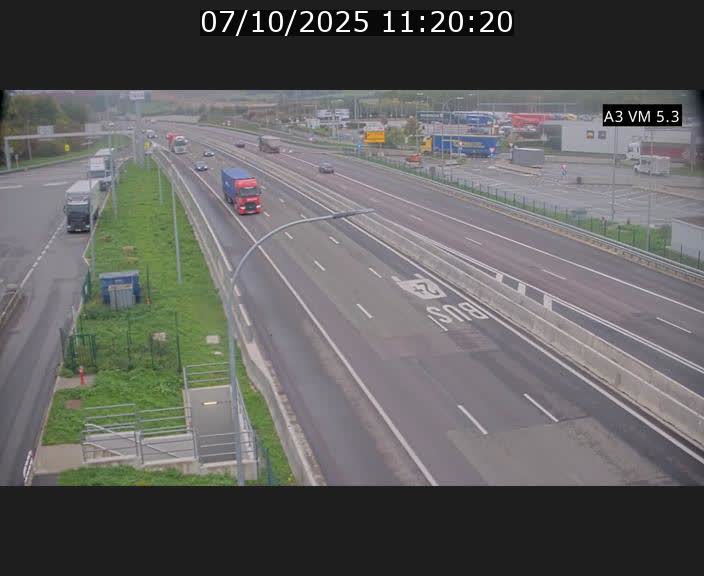 Traffic live webcam Luxembourg Aire de Berchem - A3 - BK 5 - direction France