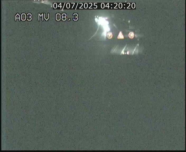 Webcam Autoroute après la Croix de Bettembourg en direction de Luxembourg sur l'A3