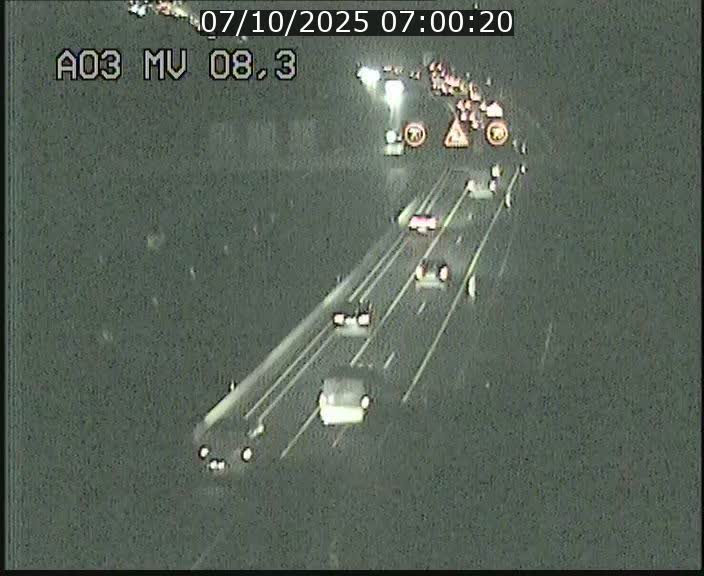 Webcam Autoroute après la Croix de Bettembourg en direction de Luxembourg sur l'A3