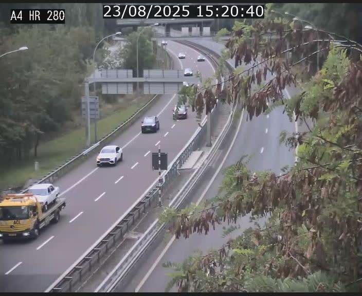 Webcam traffic A4 Luxembourg - BK 0.2 - P+R Bouillon (direction Luxembourg)
