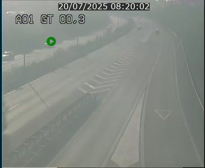 Traffic live webcam Luxembourg Croix de Gasperich - A1 direction Kirchberg - BK 0.3