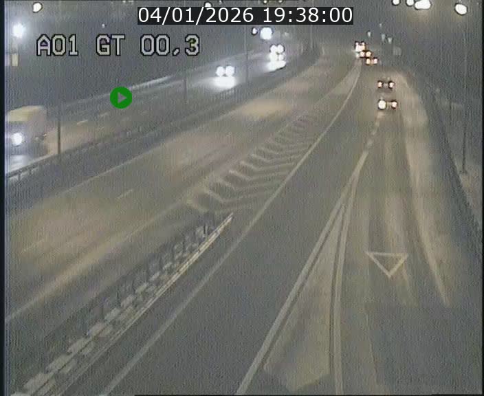 Traffic live webcam Luxembourg Croix de Gasperich - A1 direction Kirchberg - BK 0.3