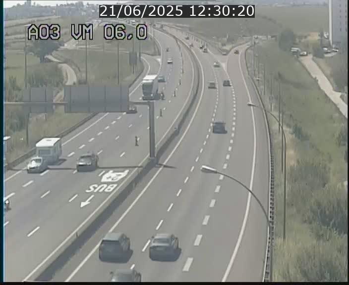 Traffic live webcam Luxembourg Aire de Berchem - A3 - BK 6 - direction France