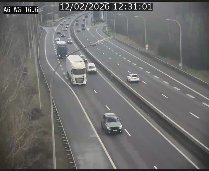 Traffic live webcam Luxembourg Aire de Capellen - A6 - BK 16.6 - direction Luxembourg/France/Allemagne