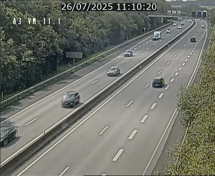 Webcam à la frontière franco-luxembourgeoise, avant la Croix de Bettembourg - BK 11.1 - direction Luxembourg-ville