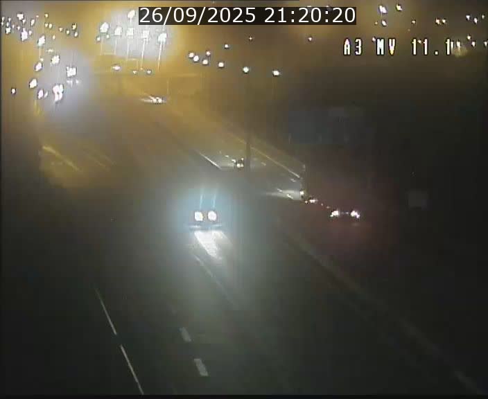 Traffic live webcam Luxembourg Croix de Bettembourg A3 - BK 11.1 - direction Luxembourg-ville