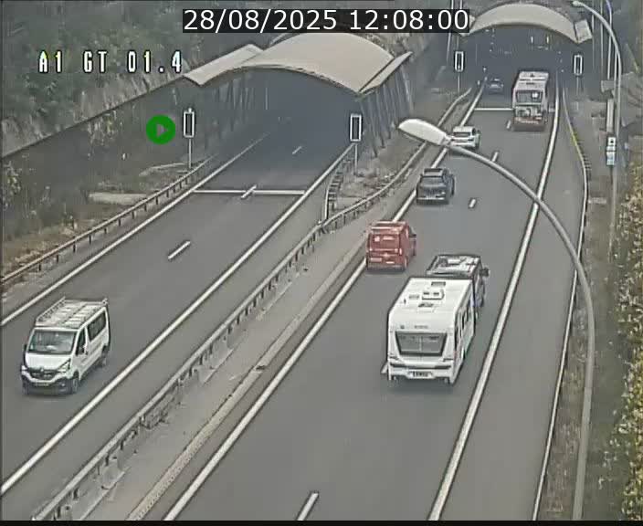 Traffic live webcam Luxembourg Hesperange - A1 direction Kirchberg - BK 1.4