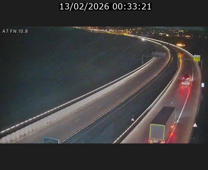 Caméra trafic Luxembourg - A7, Tunnel Gousselerbierg, sortie sud, direction rond-point Lorentzweiler (BK 10.8)
