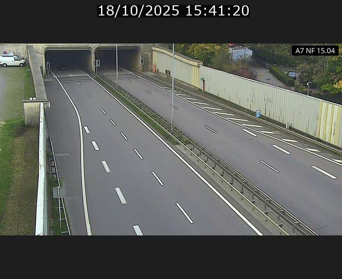 Caméra trafic Luxembourg - A7, Tunnel Mersch, entrée sud, direction Ettelbruck