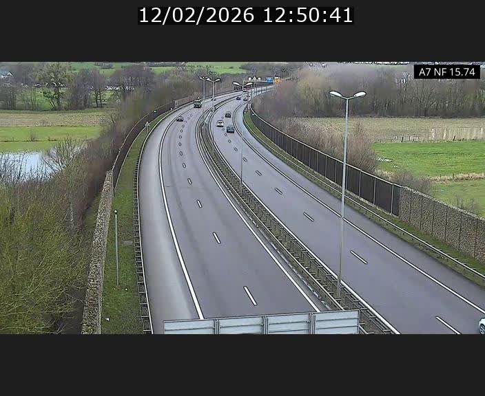 Caméra trafic Luxembourg - A7, Tunnel Mersch, entrée nord, direction Lorentzweiler