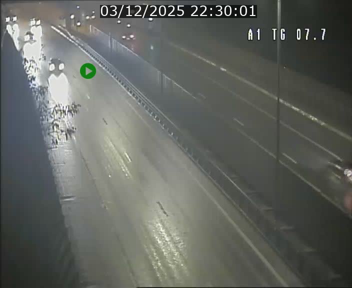 Traffic live webcam Luxembourg Kirchberg - A1 direction Luxembourg-ville - BK 7.7