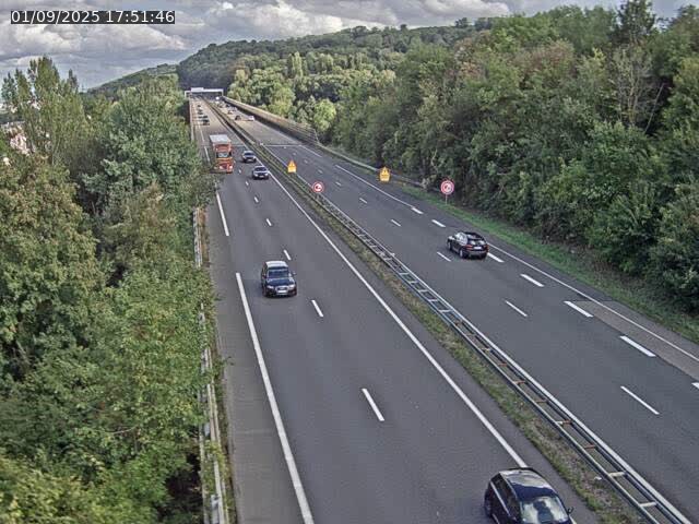 Caméra autoroute France - A30, Hayange direction Metz