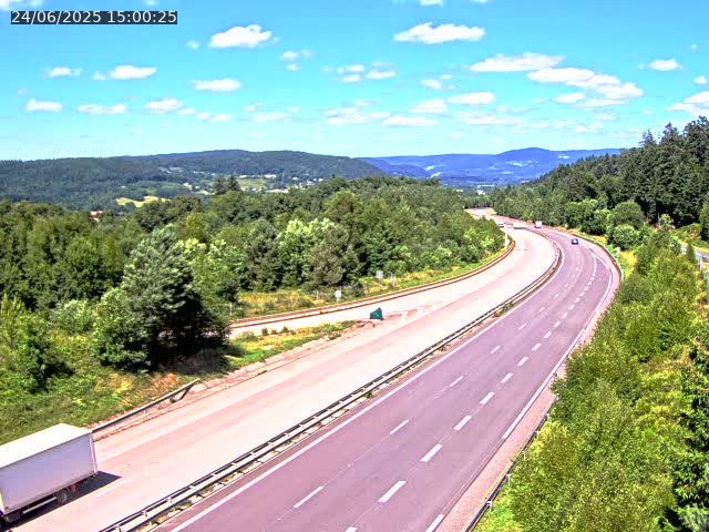 Caméra autoroute France - N57, Côte de la demoiselle direction Remiremont