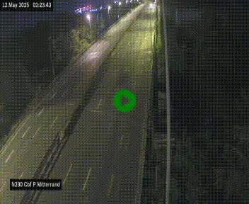 Webcam sur le périphérique de Bordeaux à l'est de la ville. Caméra située sur le Pont Mitterand sur la N230