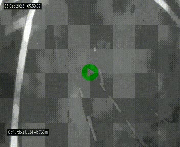 Webcam dans les Pyrénées Atlantique au niveau du col d'Urdos et du fort du Pourtalet sur la N134, en direction du Col et du tunnel du Somport, à 765 mètres d'altitude