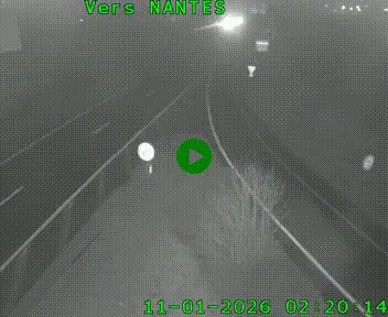 Webcam N147 au nord de Poitiers et à la jonction avec la A10