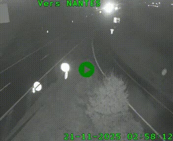 Webcam N147 au nord de Poitiers et à la jonction avec la A10