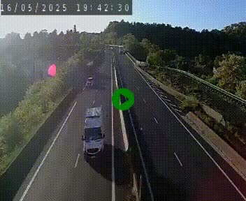Caméra autoroute A75 à hauteur de Coudes, en direction de Clermont-Ferrand