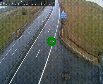 Caméra autoroute A75 à hauteur du col de la Fageole en direction de Clermont-Ferrand