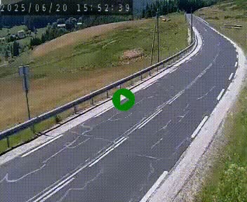 Webcam routière au niveau du col de la Chavade en Ardèche, sur la N102 à 1266 mètres d'altitude