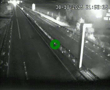 Caméra autoroute A75 à hauteur de La Cavalerie en direction de Montpellier, à proximité de l'aérodrome de Millau-Larzac