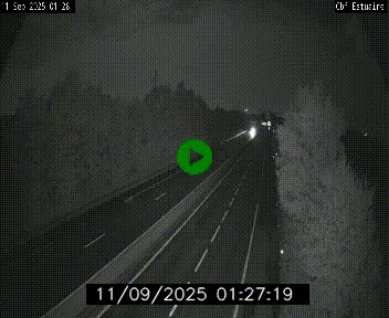 Webcam sur le périphérique de Nantes (N844) après la Porte de Bouguenais, à l'ouest de la ville